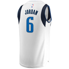 DeAndre Jordan Dallas Mavericks White Swingman Jersey 2018 - 2019