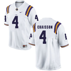 LSU K'lavon Chaisson 4 White Jersey 2018 - 2019