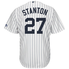 Giancarlo Stanton New York Yankees Majestic Cool Base Replica Player Jersey – White
