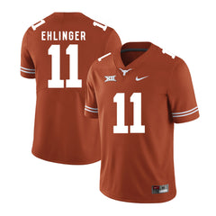 Texas Longhorns Sam Ehlinger 11 Brunt Orange Jersey 2018 - 2019