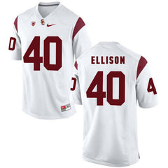 USC Rhett Ellison 40 White Jersey 2018-2019