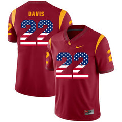 USC Justin Davis 22 Scarlet Jersey 2018 - 2019