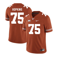 Texas Longhorns Trey Hopkins 75 Brunt Orange Jersey 2018 - 2019