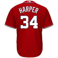 Bryce Harper Washington Nationals Majestic Cool Base Player Jersey - Red