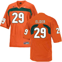 Miami Hurricanes Elder 29 Orange Jersey 2018 - 2019