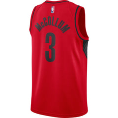 C.J. McCollum Portland Trail Blazers Red Swingman Jersey 2018 - 2019