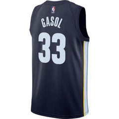 Marc Gasol Memphis Grizzlies Navy Swingman Jersey 2018 - 2019