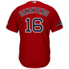 Image of Andrew Benintendi Boston Red Sox Majestic 2018 World Series Champions Team Logo Player Jersey – Scarlet