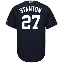 Giancarlo Stanton New York Yankees Majestic Cool Base Replica Player Jersey – Navy