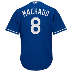 Manny Machado Los Angeles Dodgers Majestic Official Cool Base Player Jersey – Royal