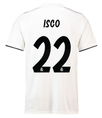 Francisco Isco Real Madrid  2018/19 Home Player Jersey – White