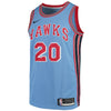 Image of John Collins Atlanta Hawks Hardwood Classics Swingman Jersey – Blue