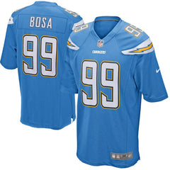 Joey Bosa Los Angeles Chargers Game Jersey - Powder Blue