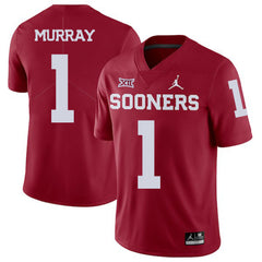 Kyler Murray 1 Red Oklahoma Sooners Jersey 2018 - 2019