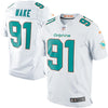 Image of Cameron Wake Miami Dolphins Elite Jersey - White 2018/2019