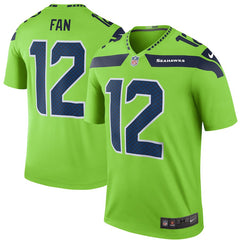 12s Seattle Seahawks Color Rush Legend Jersey - Green 2018/2019