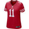 Image of Marquise Goodwin San Francisco 49ers Women's Game Jersey – Scarlet 2018/2019