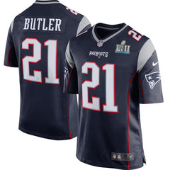 Malcolm Butler New England Patriots Navy Super Bowl LII Bound Game Jersey 2019