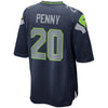 Image of Rashaad Penny Seattle Seahawks Draft First Round Pick Game Jersey – Navy 2018/2019