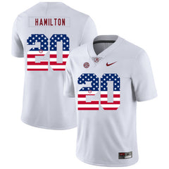 Shaun Dion Hamilton 20 White Alabama Crimson Tide Jersey 2018 - 2019