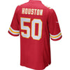 Image of Justin Houston Kansas City Chiefs Game Jersey - Red