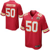 Image of Justin Houston Kansas City Chiefs Game Jersey - Red