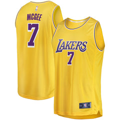 JaVale McGee Los Angeles Lakers Branded Fast Break Jersey - Icon Edition - Gold