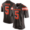 Image of Tyrod Taylor Cleveland Browns Game Jersey – Brown 2018/2019