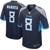 Image of Marcus Mariota Tennessee Titans New Game Jersey – Navy 2018/2019