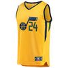 Image of Grayson Allen Utah Jazz Branded Fast Break Player Jersey - Statement Edition - Gold