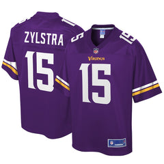 Brandon Zylstra Minnesota Vikings Pro Line Player Jersey – Purple 2018/2019