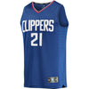 Image of Patrick Beverley LA Clippers Branded Fast Break Jersey Blue - Icon Edition