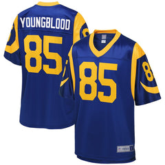 Jack Youngblood Los Angeles Rams NFL Pro Line Retired Player Jersey  Royal