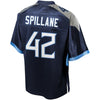 Image of Robert Spillane Tennessee Titans Pro Line Team Player Jersey – Navy 2018/2019