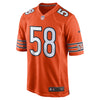 Image of Roquan Smith Chicago Bears Game Jersey – Orange 2018/2019