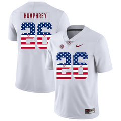 Marlon Humphrey 26 White Alabama Crimson Tide Jersey 2018 - 2019