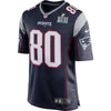 Image of Danny Amendola New England Patriots Navy Super Bowl LII Bound Game Jersey 2019