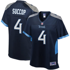 Ryan Succop Tennessee Titans Pro Line Women's Jersey – Navy 2018/2019