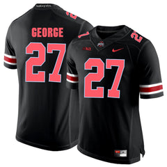 Ohio State GEORGE 27 Blackout Jersey 2018 - 2019