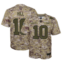 Tyreek Hill Kansas City Chiefs Salute to Service Game Jersey - Camo