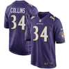 Image of Alex Collins Baltimore Ravens Game Jersey – Purple 2018/2019