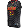 Image of John Collins Atlanta Hawks Branded Fast Break Jersey Black - Icon Edition