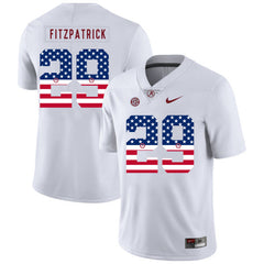 Minkah Fitzpatrick 29 White Alabama Crimson Tide Jersey 2018 - 2019