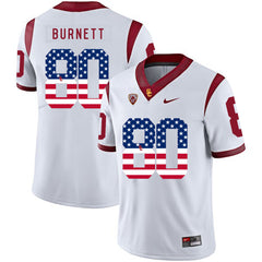 USC Deontay Burnett 80 White Jersey 2018 - 2019