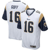 Image of Los Angeles Rams Jared Goff White Jersey 2018 - 2019