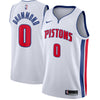 Image of Andre Drummond Detroit Pistons White Swingman Jersey 2018 - 2019