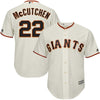 Image of Andrew McCutchen San Francisco Giants Majestic Cool Base Player Replica Jersey – Cream