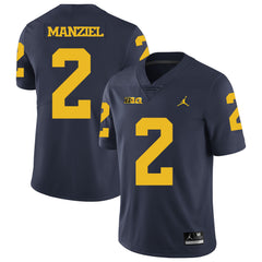 Johnny Manziel 2 Navy Michigan Jersey 2018 - 2019