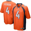 Image of Denver Broncos Case Keenum Orange Jersey 2018 - 2019