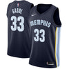 Image of Marc Gasol Memphis Grizzlies Navy Swingman Jersey 2018 - 2019